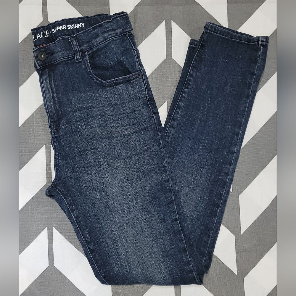The childrens place boys size 16 Stretch super skinny jeans